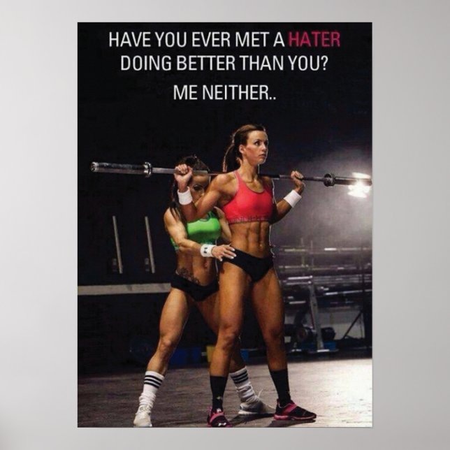 Poster Motivation de l'entraînement (Devant)