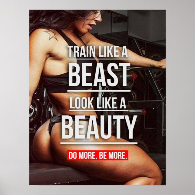 Poster Motivation de l'entraînement (Devant)