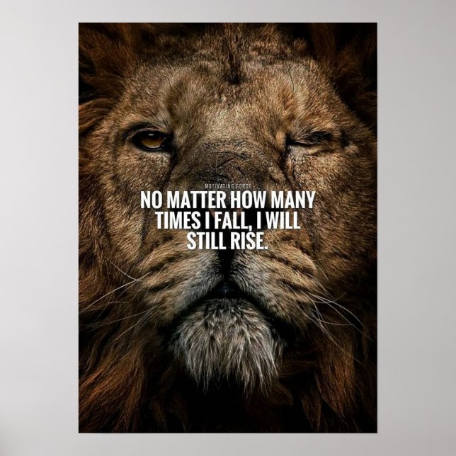 Poster Motivation de l'entraînement (Devant)