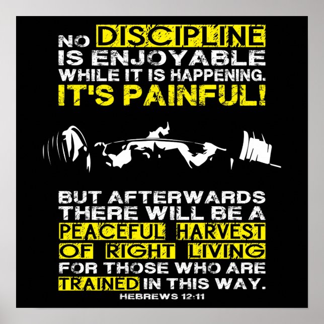 Poster Motivation de l'entraînement (Devant)