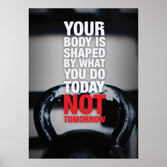 Poster Motivation de l'entraînement (Devant)