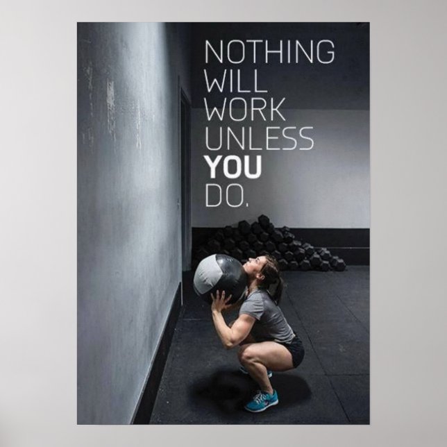 Poster Motivation de l'entraînement (Devant)