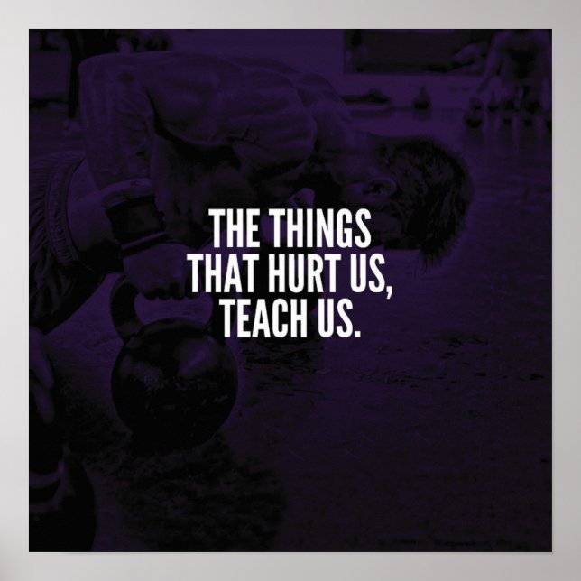 Poster Motivation de l'entraînement (Devant)