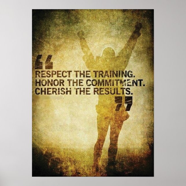 Poster Motivation de l'entraînement (Devant)