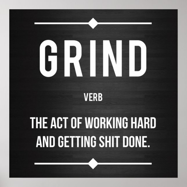 Poster Motivation de l'entraînement (Devant)