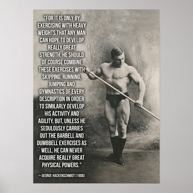 Poster Motivation de l'entraînement (Devant)