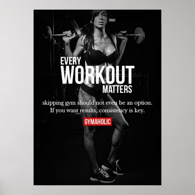 Poster Motivation de l'entraînement (Devant)