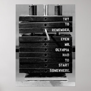 Poster Motivation de l'entraînement