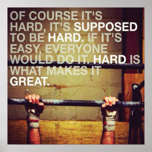 Poster Motivation de l'entraînement