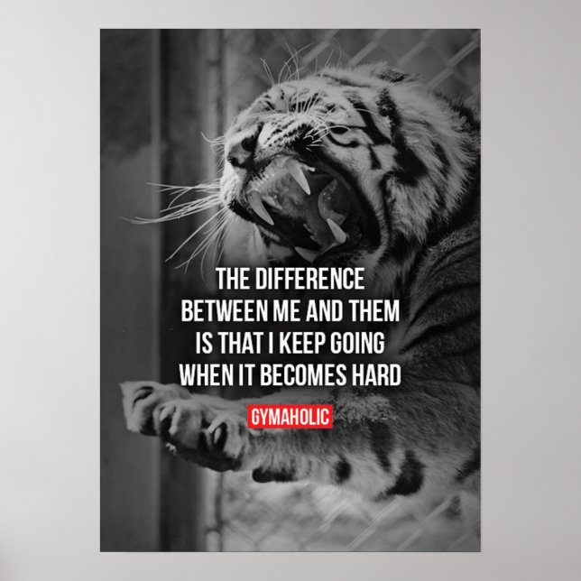 Poster Motivation de l'entraînement (Devant)