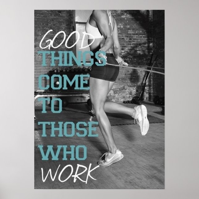 Poster Motivation de l'entraînement (Devant)