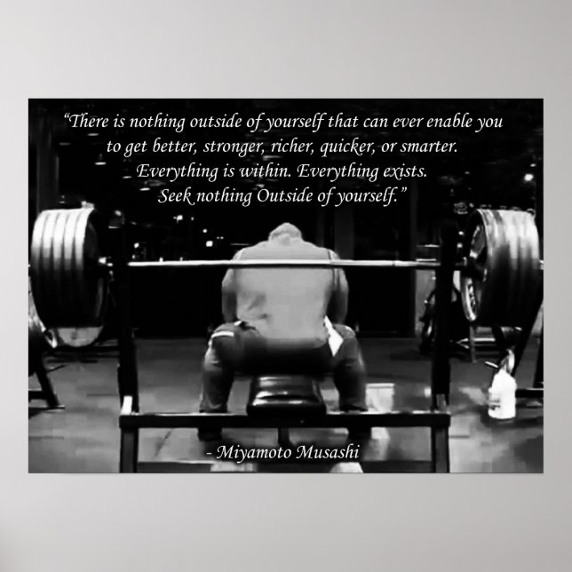 Poster Motivation de l'entraînement (Devant)