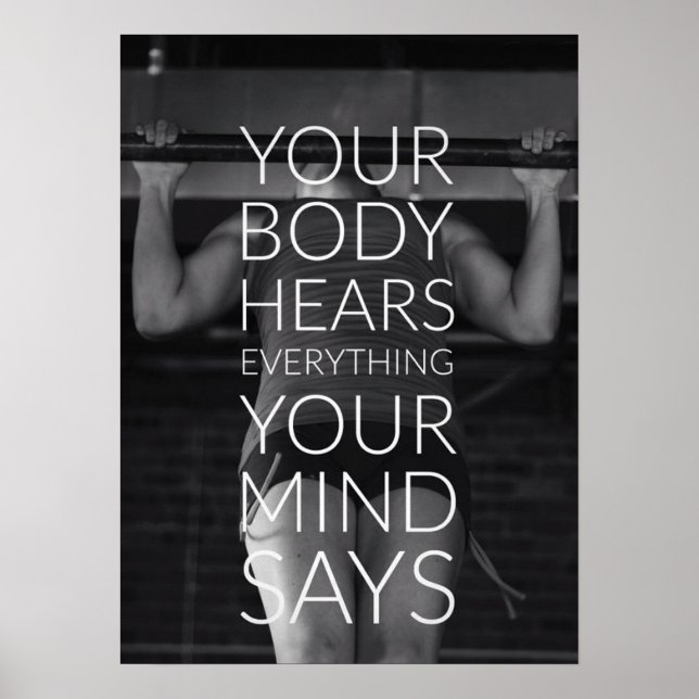 Poster Motivation de l'entraînement (Devant)