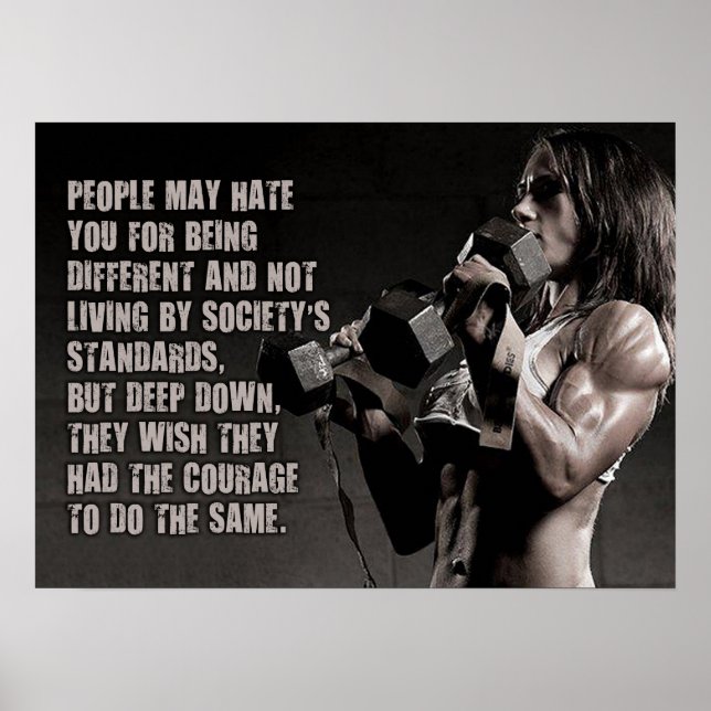 Poster Motivation de l'entraînement (Devant)