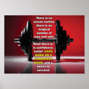 Poster Motivation de l'entraînement