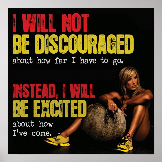 Poster Motivation de l'entraînement (Devant)