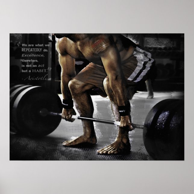 Poster Motivation de l'entraînement (Devant)