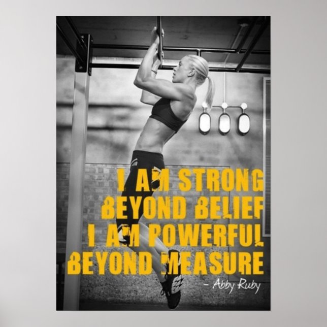 Poster Motivation de l'entraînement (Devant)