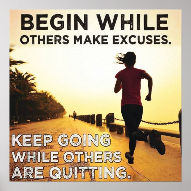 Poster Motivation de l'entraînement (Devant)