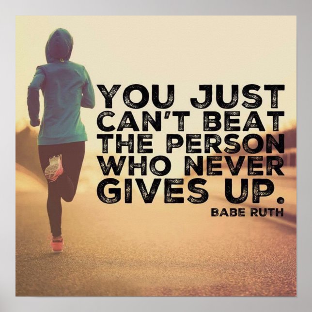 Poster Motivation de l'entraînement (Devant)