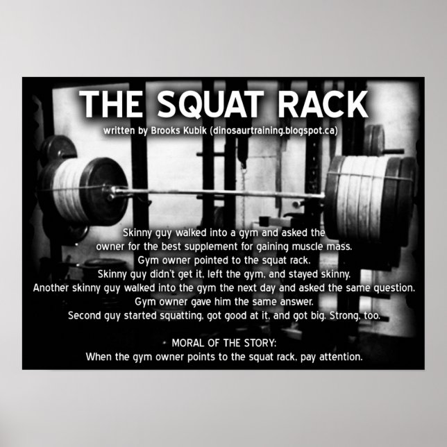 Poster Motivation de l'entraînement (Devant)