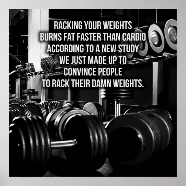 Poster Motivation de l'entraînement (Devant)