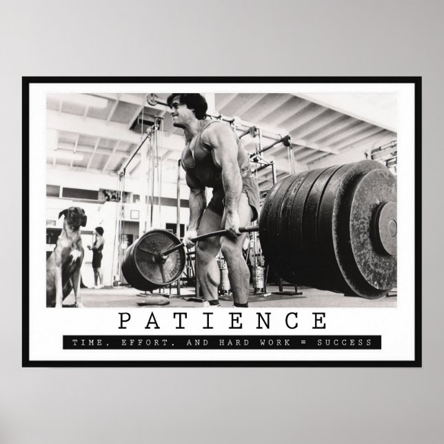 Poster Motivation de l'entraînement (Devant)