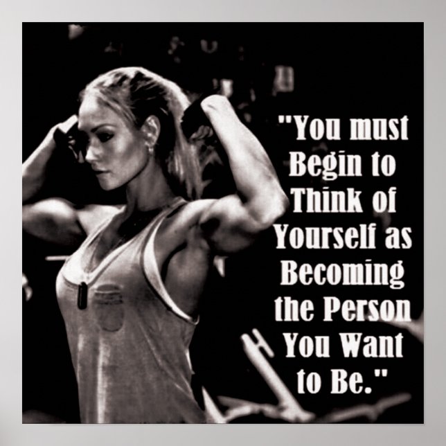 Poster Motivation de l'entraînement (Devant)