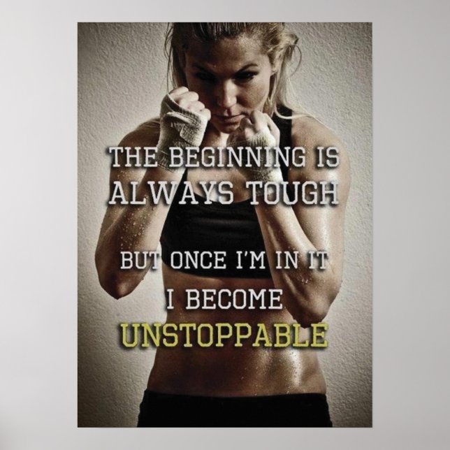 Poster Motivation de l'entraînement (Devant)