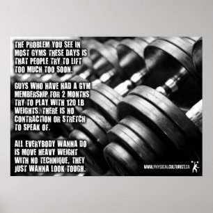 Poster Motivation de l'entraînement