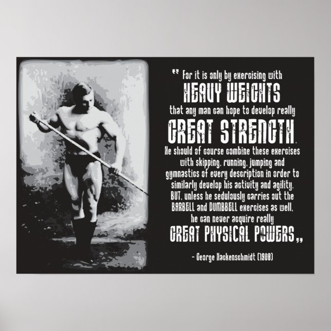 Poster Motivation de l'entraînement (Devant)