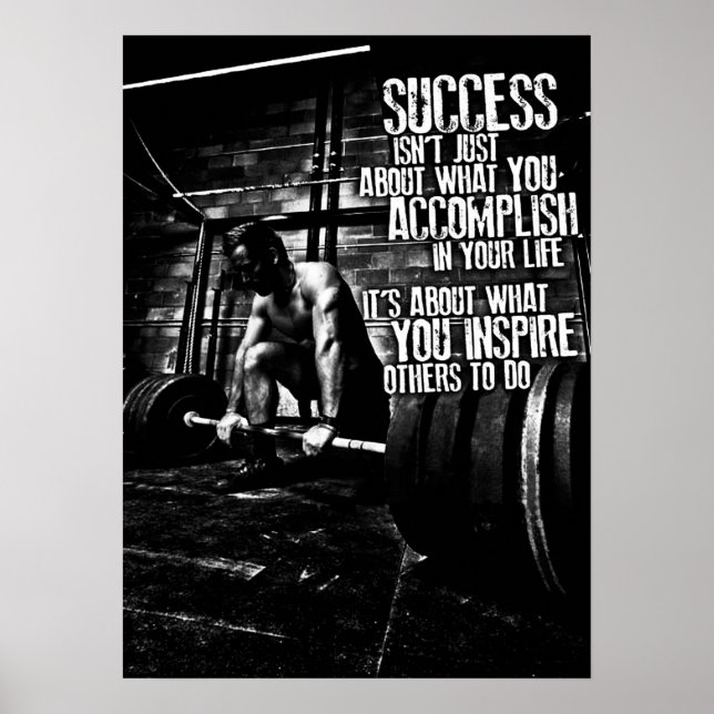 Poster Motivation de l'entraînement (Devant)
