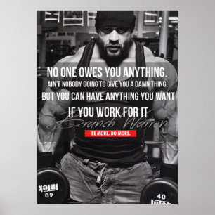 Poster Motivation de l'entraînement