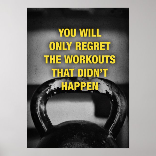 Poster Motivation de l'entraînement (Devant)