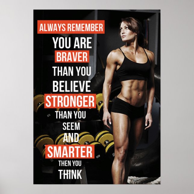 Poster Motivation de l'entraînement (Devant)