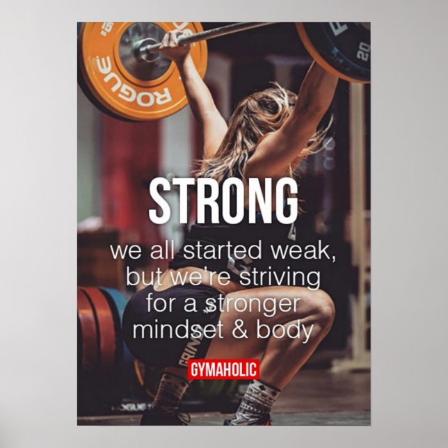 Poster Motivation de l'entraînement (Devant)
