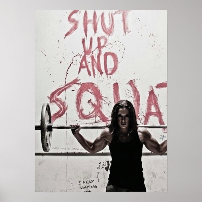Poster Motivation de l'entraînement (Devant)