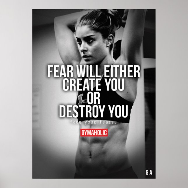 Poster Motivation de l'entraînement (Devant)