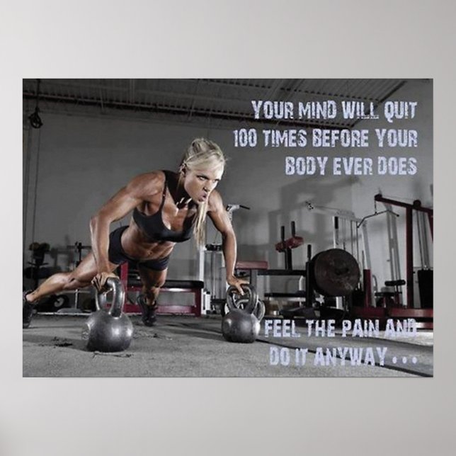 Poster Motivation de l'entraînement (Devant)