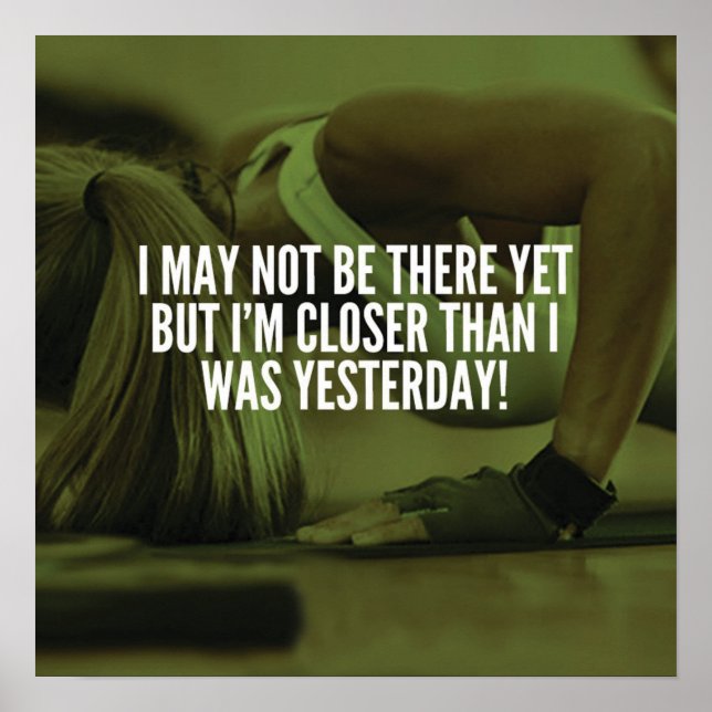 Poster Motivation de l'entraînement (Devant)