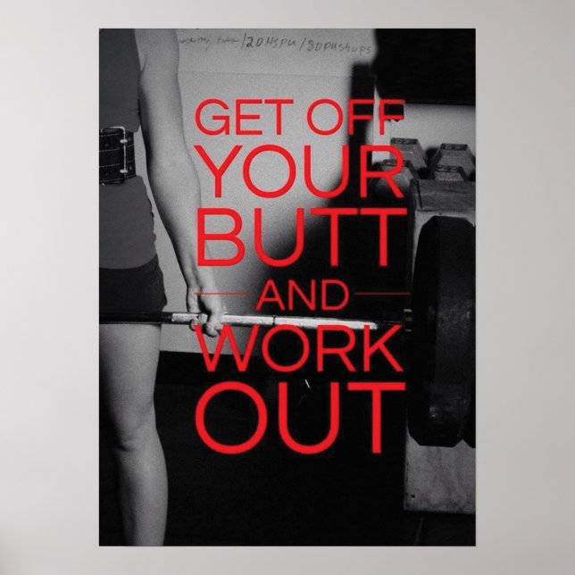 Poster Motivation de l'entraînement (Devant)