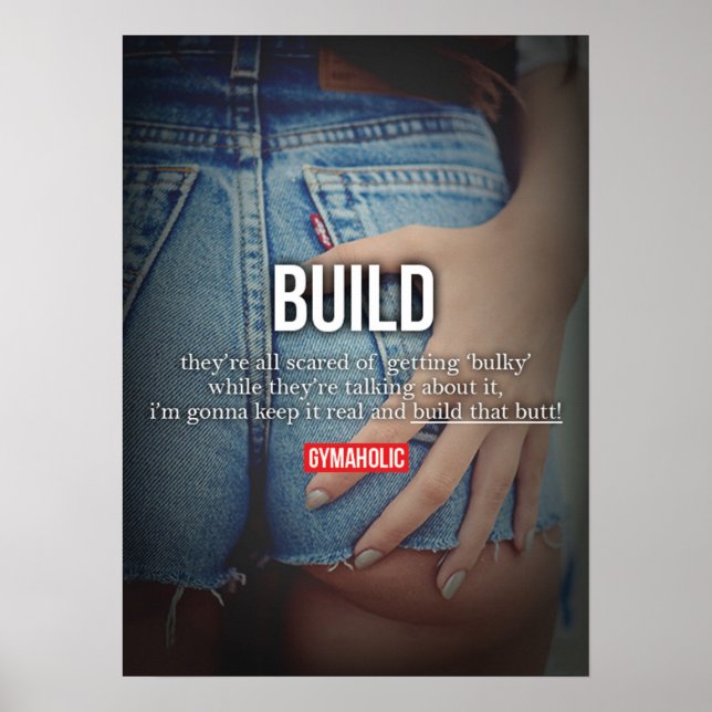 Poster Motivation de l'entraînement (Devant)