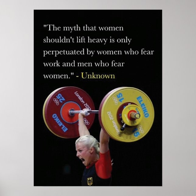 Poster Motivation de l'entraînement (Devant)