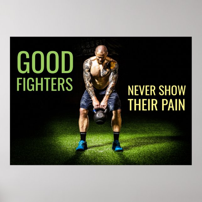 Poster Motivation de l'entraînement | Citation de chasseu (Devant)
