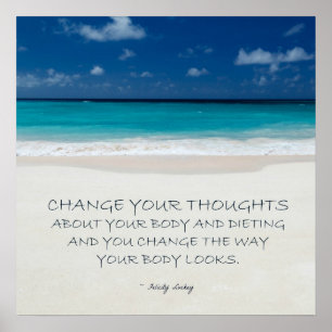 Poster Motivation de perte de poids : Prêt plage 20
