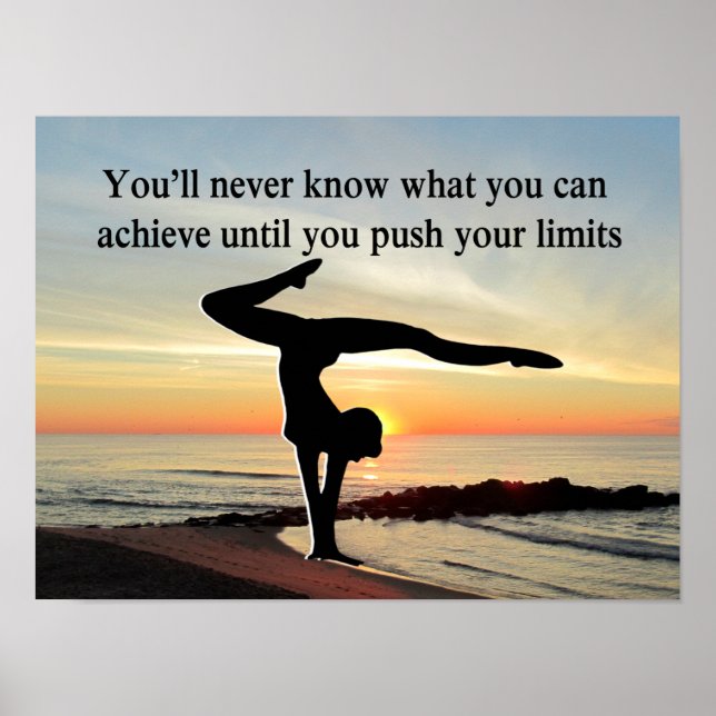 POSTER MOTIVATION DU GYMNAST (Devant)