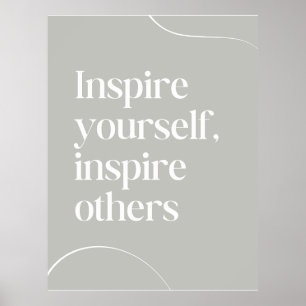 Poster Motivation esthétique neutre