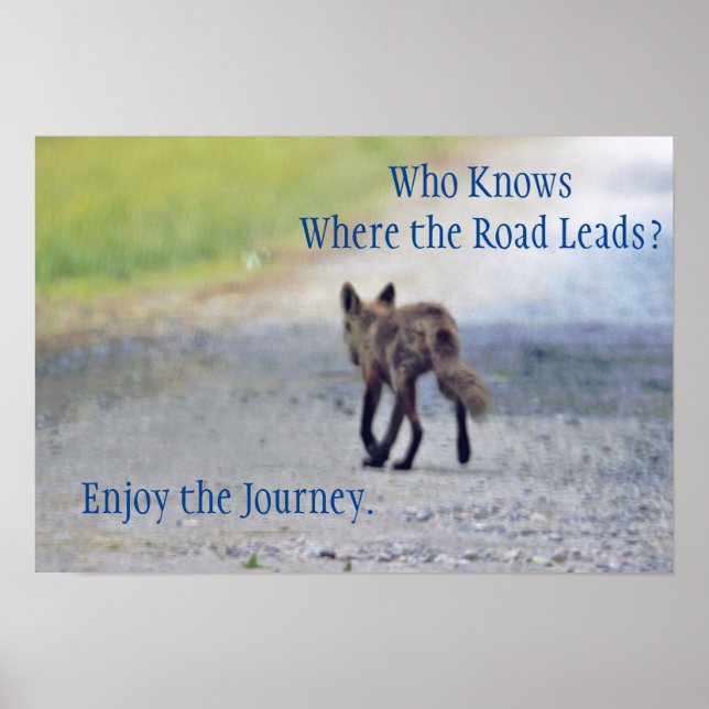 Poster Motivation Fox (Devant)