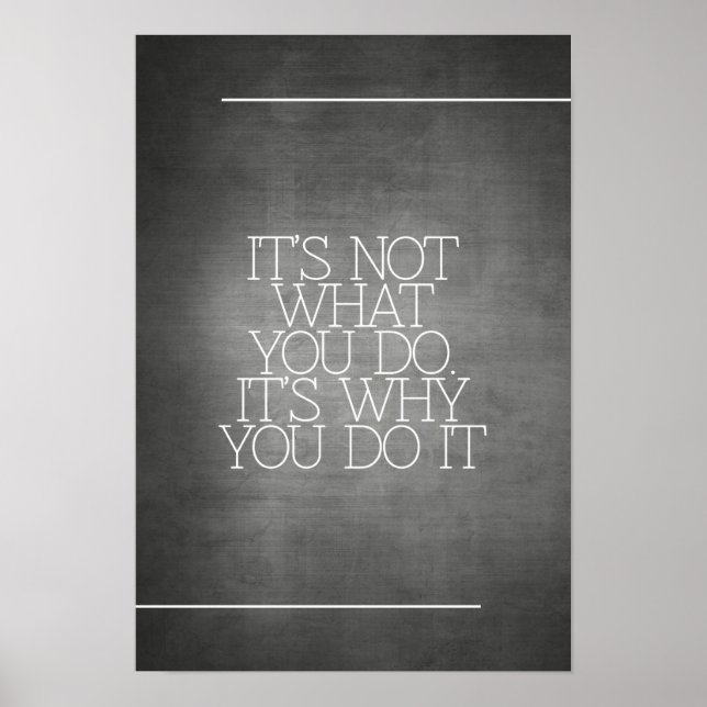 Poster Motivation, inspiration, mots de sagesse citent. (Devant)