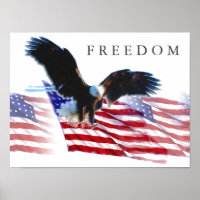 Motivation Liberté Aigle débarquer Drapeau américa